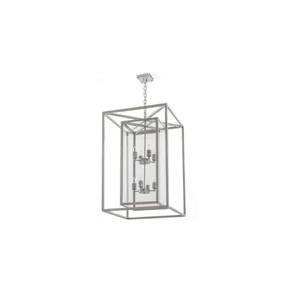 8 Light 34" Wide Taper Candle Pendant
