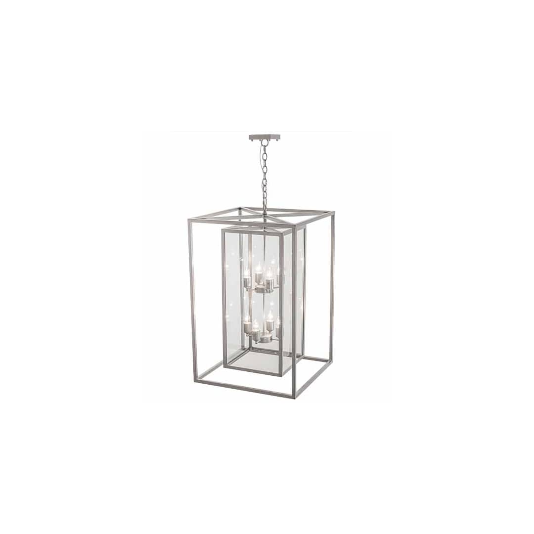 8 Light 34" Wide Taper Candle Pendant