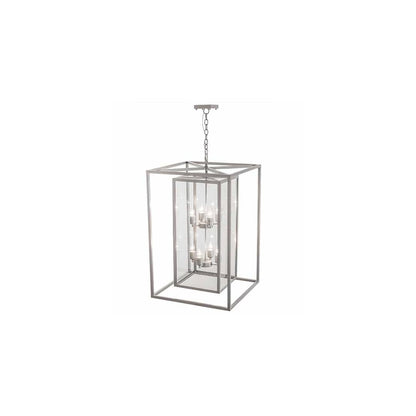 8 Light 34" Wide Taper Candle Pendant