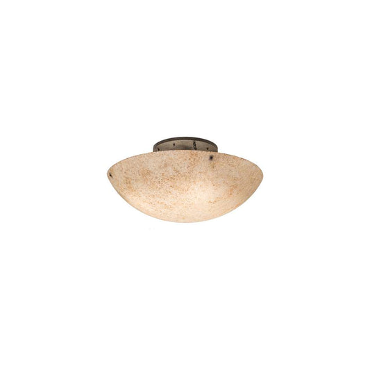 Artesia 8 Light 48" Wide Semi-Flush Bowl Ceiling Fixture - Bronze Finish