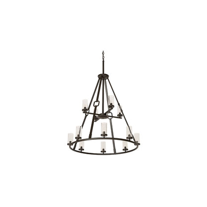 Loxley Hugo 12 Light 38" Wide Ring Chandelier