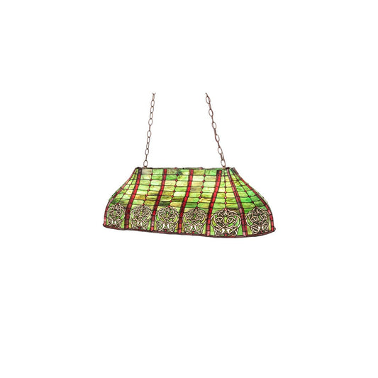 3 Light 39" Wide Billiard Linear Pendant