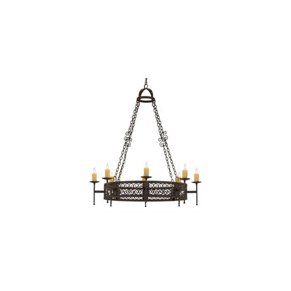 Toscano 8 Light 48" Wide Taper Candle Style Chandelier