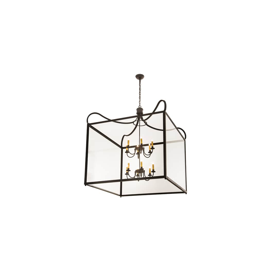16 Light 61" Wide Taper Candle Pendant