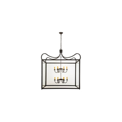 16 Light 61" Wide Taper Candle Pendant