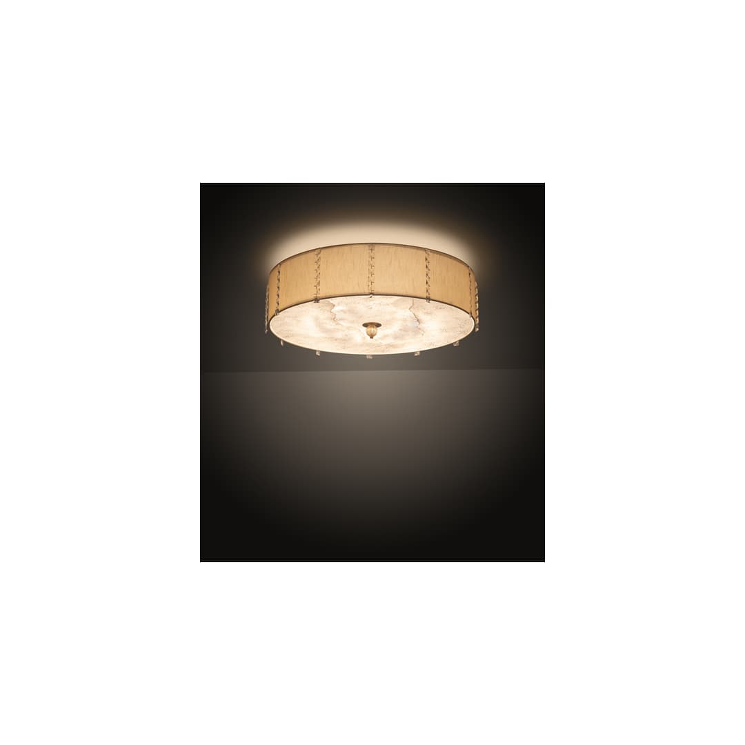 Cilindro Lujoso 8 Light 33" Wide Semi-Flush Drum Ceiling Fixture