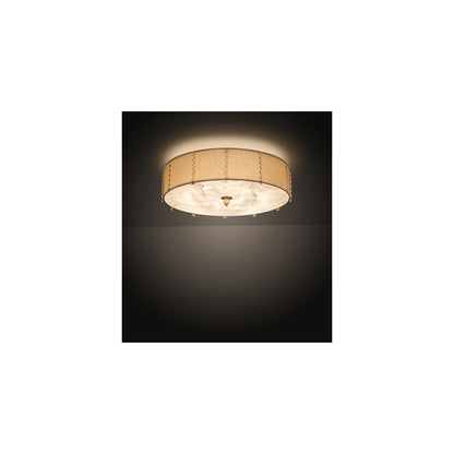 Cilindro Lujoso 8 Light 33" Wide Semi-Flush Drum Ceiling Fixture