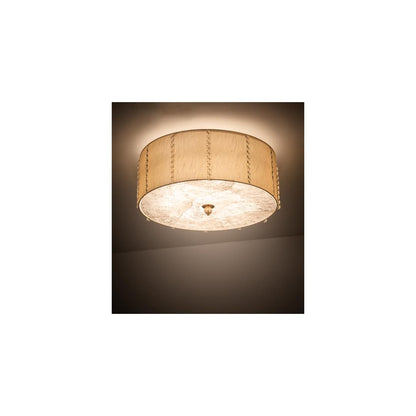 Cilindro Lujoso 6 Light 33" Wide Semi-Flush Drum Ceiling Fixture