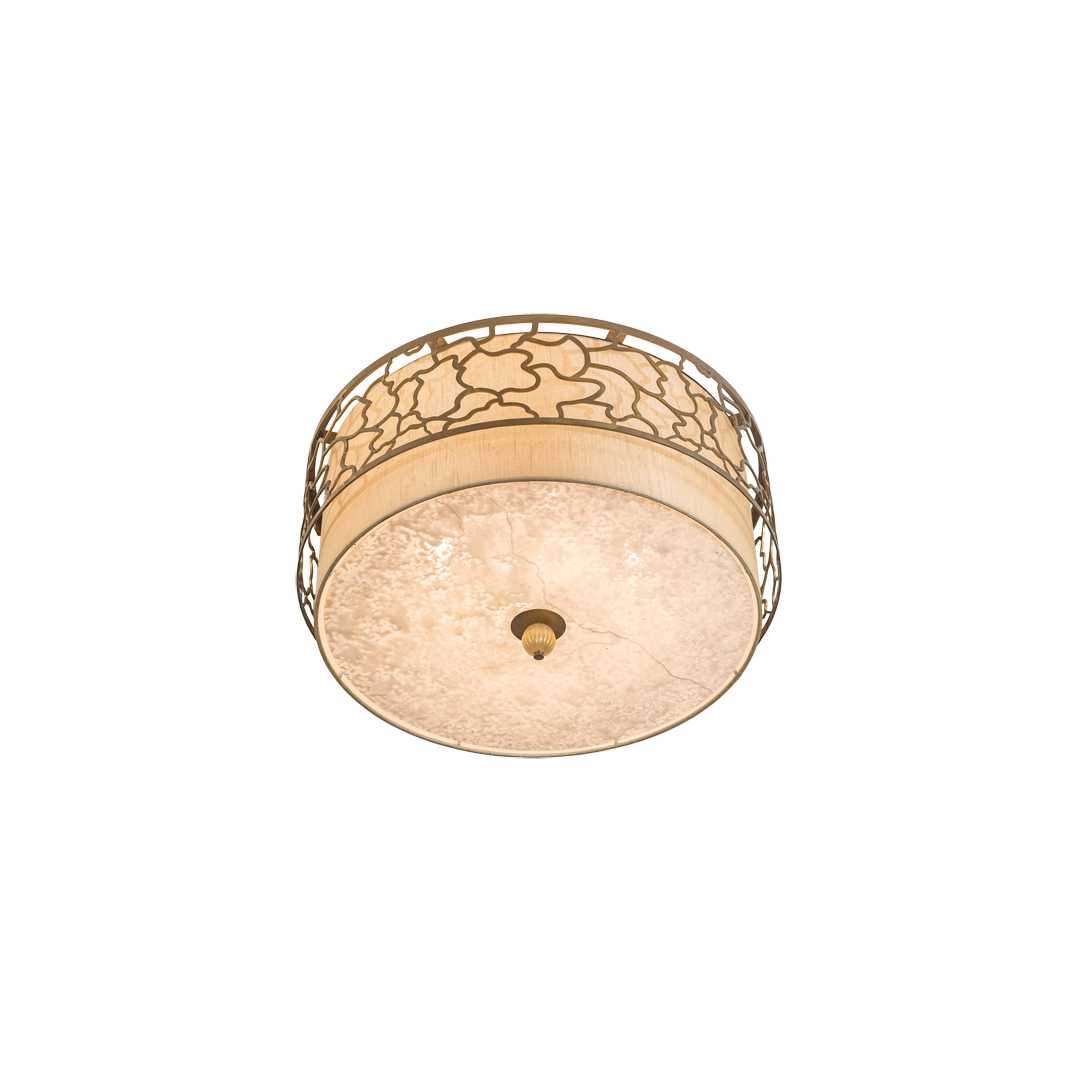 Deserto Seco 4 Light 27" Wide Semi-Flush Drum Ceiling Fixture