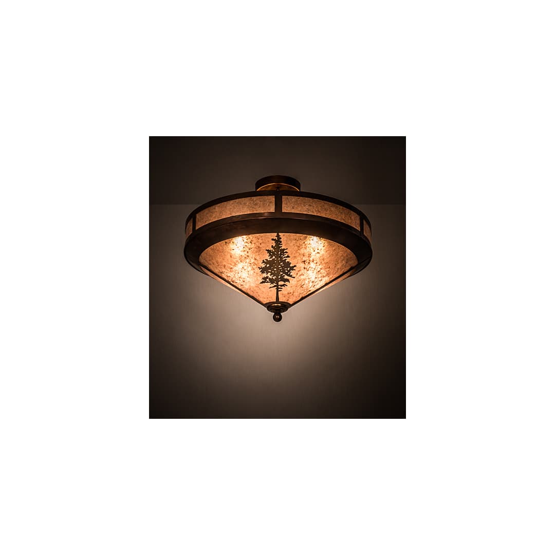 Tamarack 4 Light 20" Wide Semi-Flush Ceiling Fixture