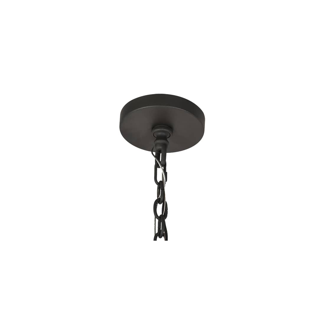 12 Light 33" Wide Taper Candle Pendant