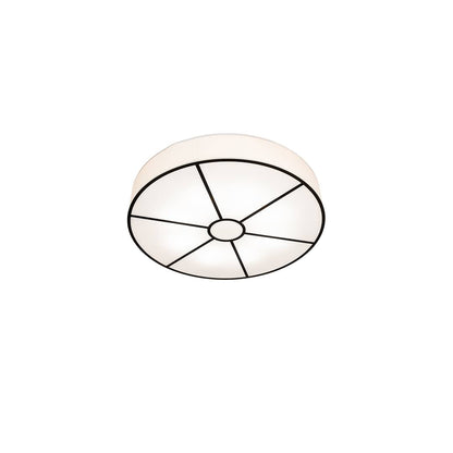 Cilindro 8 Light 48" Wide Semi-Flush Drum Ceiling Fixture - Timeless Bronze Finish