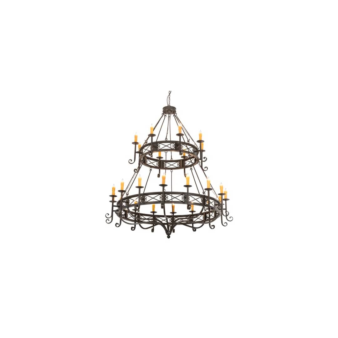 Gina 24 Light 72" Wide Taper Candle Style Chandelier