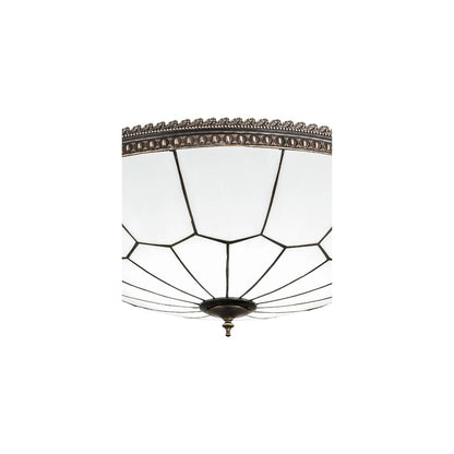 Vincent Honeycomb 30" Wide LED Semi-Flush Bowl Ceiling Fixture