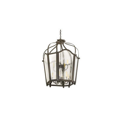 10 Light 33" Wide Taper Candle Pendant