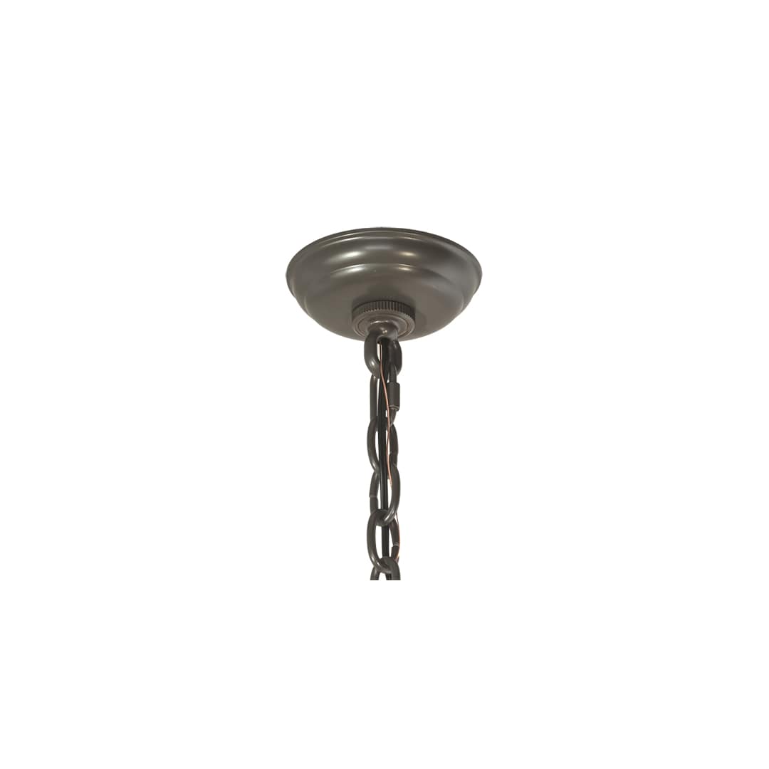 10 Light 33" Wide Taper Candle Pendant