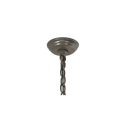10 Light 33" Wide Taper Candle Pendant
