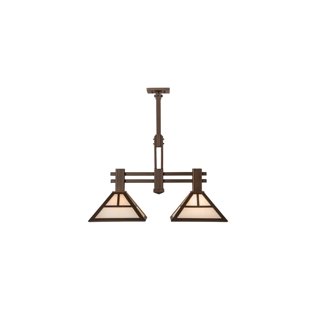 2 Light 17" Wide Pendant