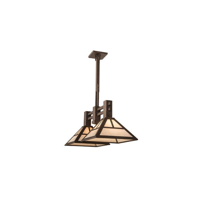 2 Light 17" Wide Pendant