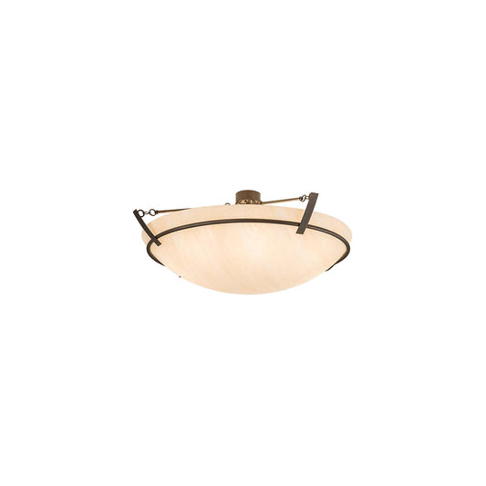 Covina 8 Light 48" Wide Semi-Flush Bowl Ceiling Fixture