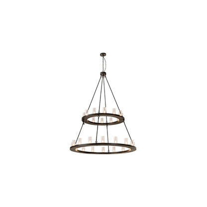 Loxley 28 Light 60" Wide Ring Chandelier