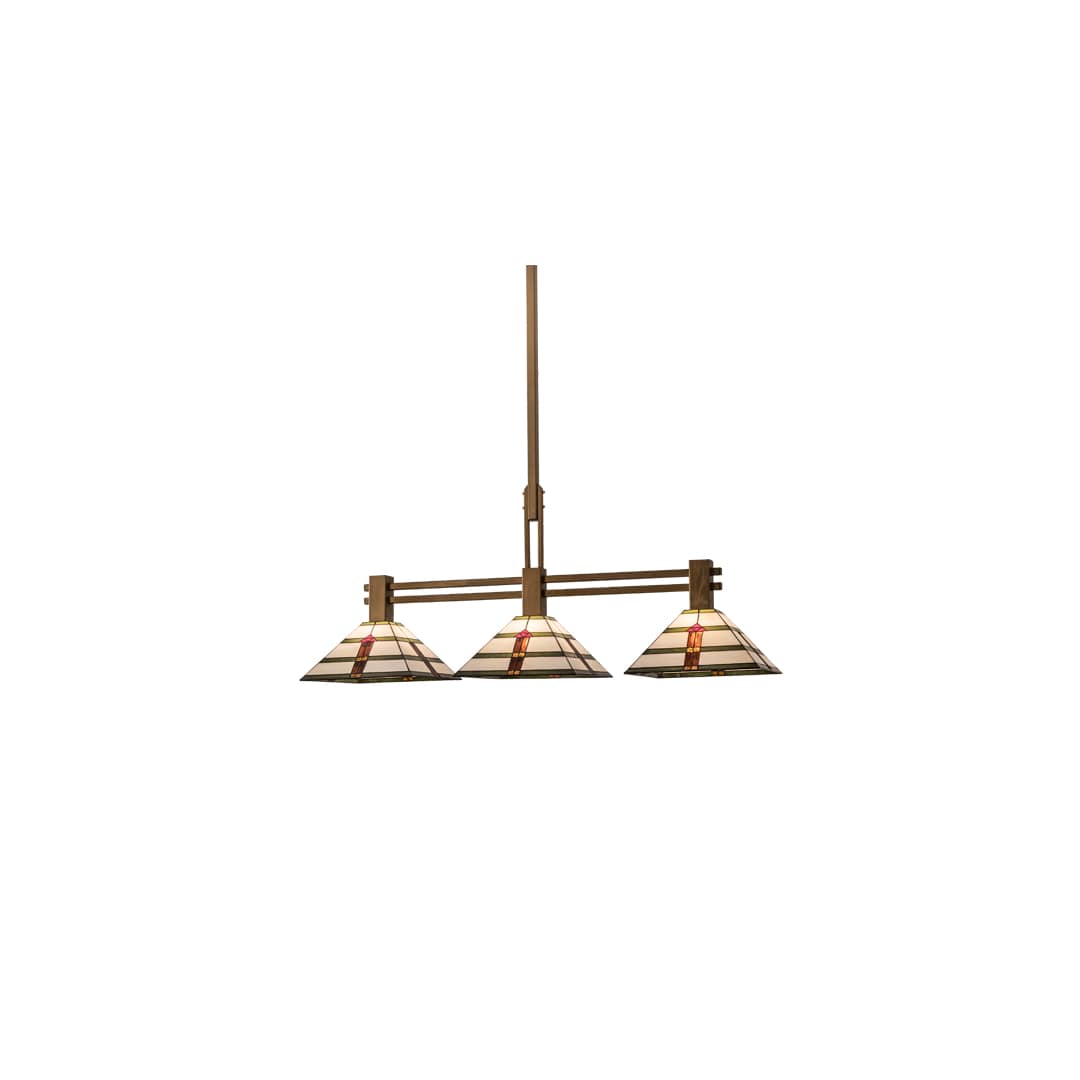 3 Light 48" Wide Linear Pendant