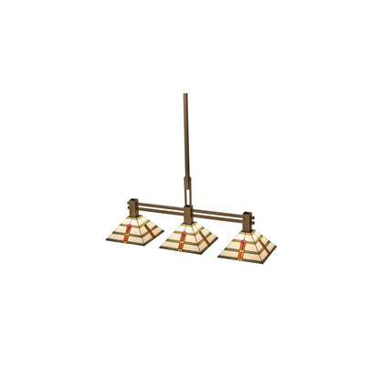 3 Light 48" Wide Linear Pendant