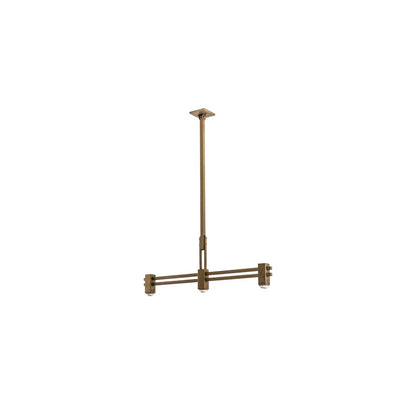 3 Light 48" Wide Linear Pendant