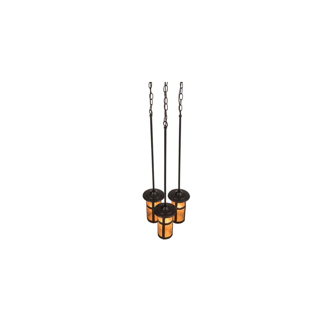 3 Light 14" Wide Multi Light Pendant