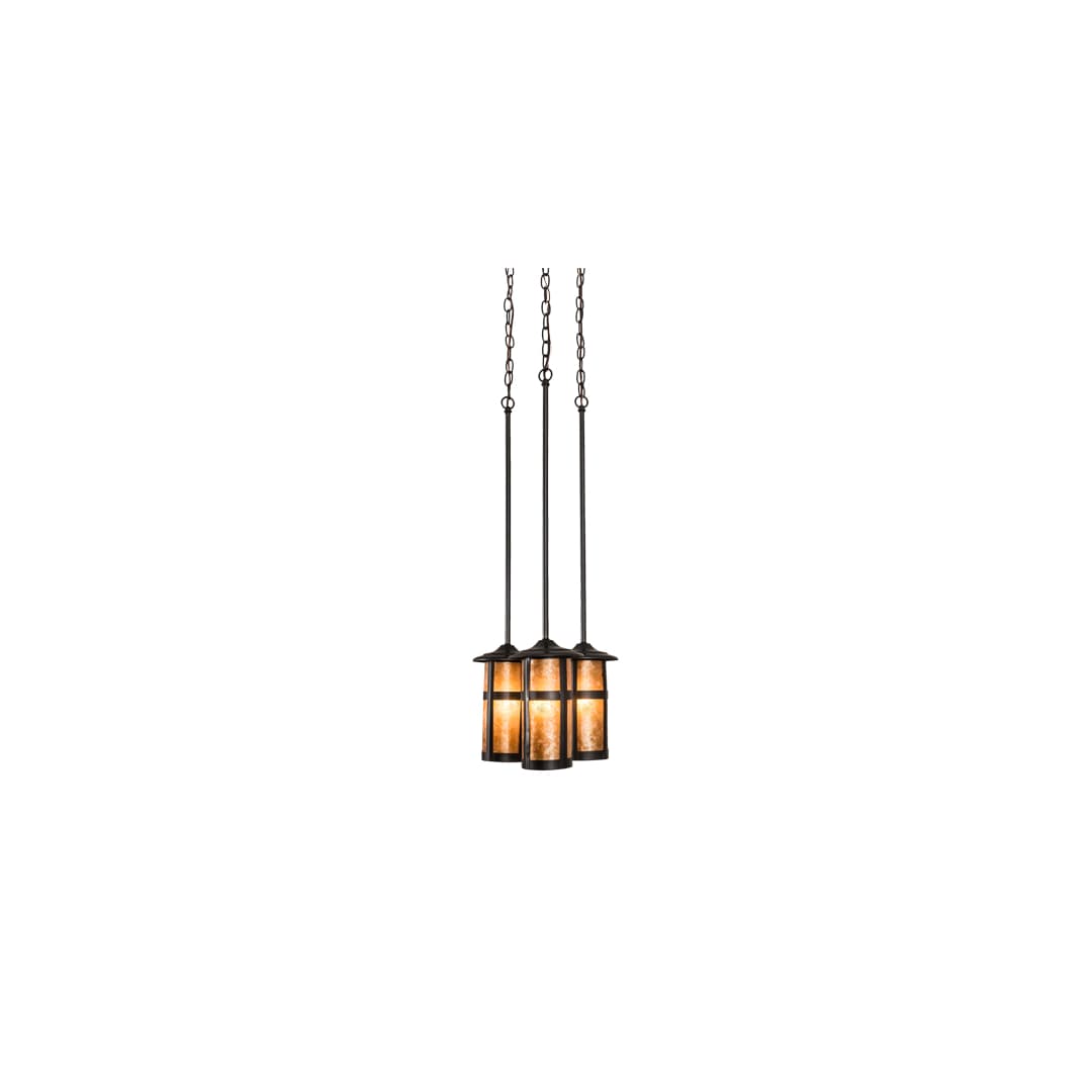 3 Light 14" Wide Multi Light Pendant