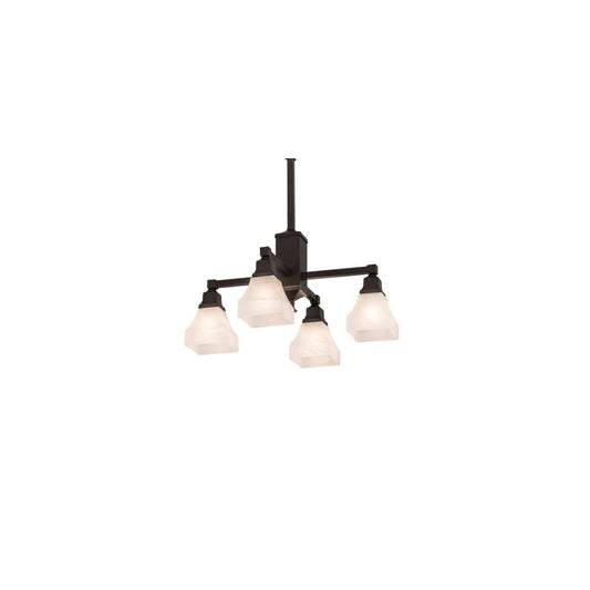 Bungalow 4 Light 25" Wide Chandelier