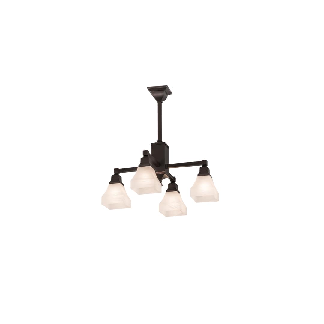 Bungalow 4 Light 25" Wide Chandelier