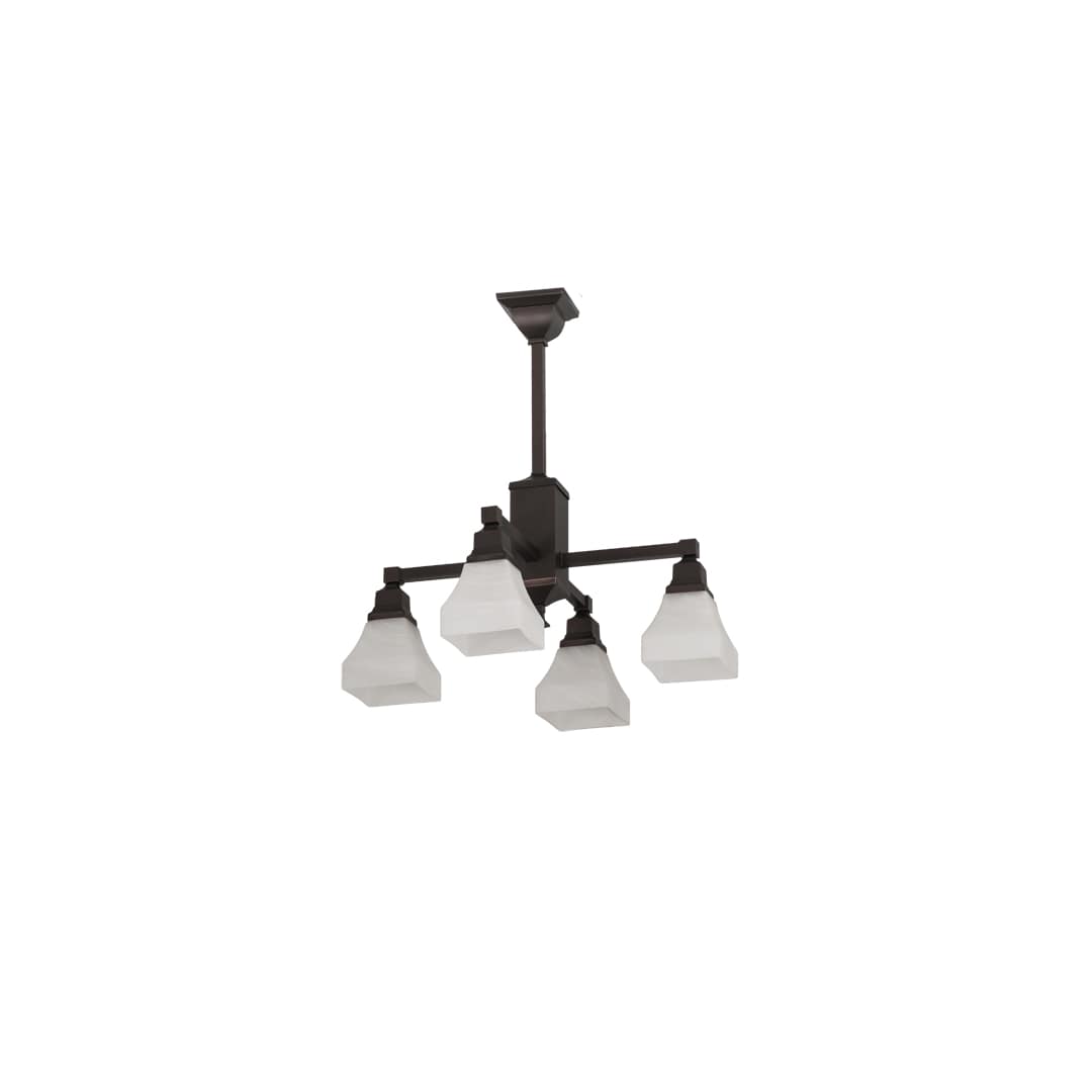 Bungalow 4 Light 25" Wide Chandelier