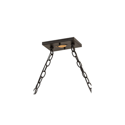 9 Light 60" Wide Billiard Linear Pendant