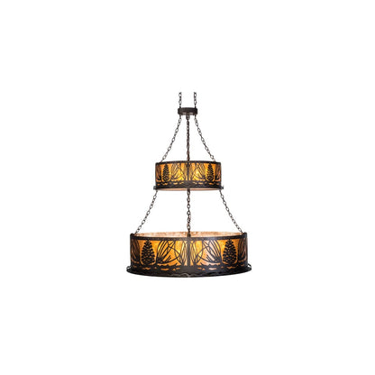 18 Light 36" Wide Pendant