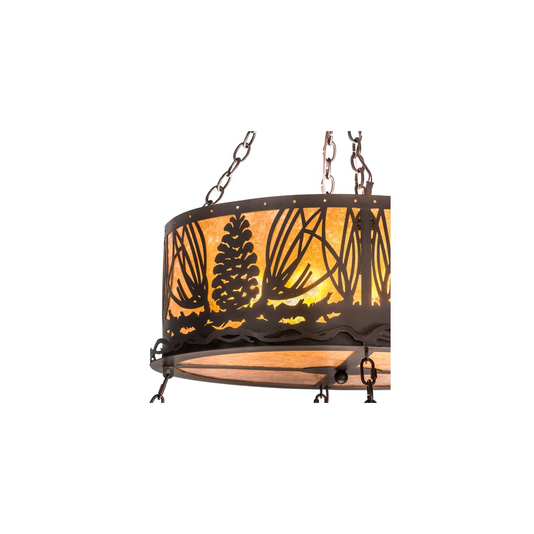 18 Light 36" Wide Pendant