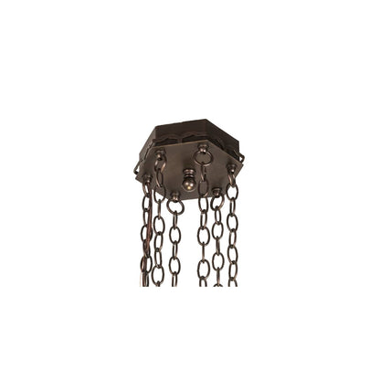 6 Light 36" Wide Pendant