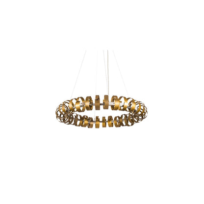 16 Light 63" Wide Abstract Pendant