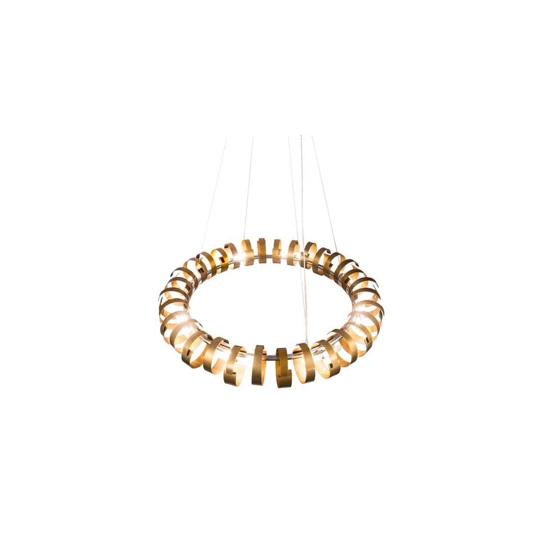 16 Light 63" Wide Abstract Pendant