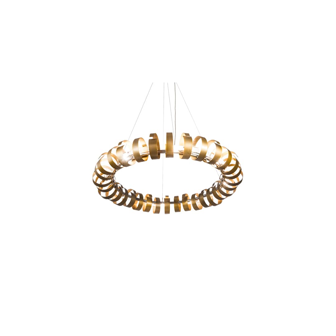 16 Light 63" Wide Abstract Pendant