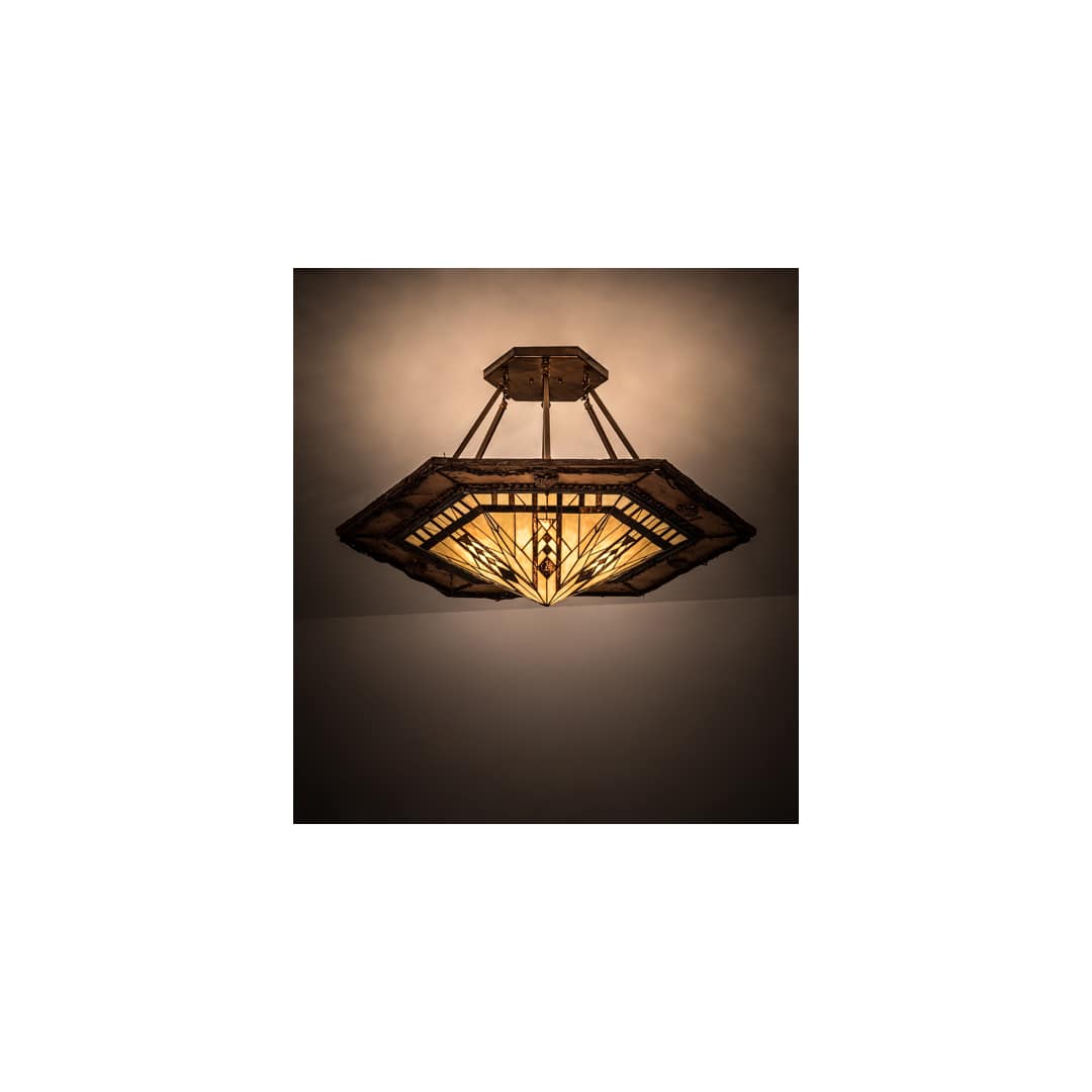 Sonoma 6 Light 40" Wide Semi-Flush Ceiling Fixture