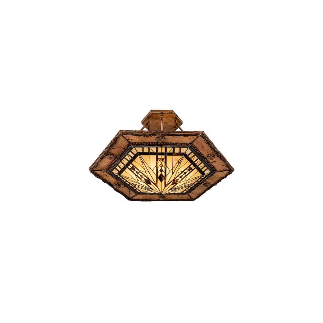 Sonoma 6 Light 40" Wide Semi-Flush Ceiling Fixture