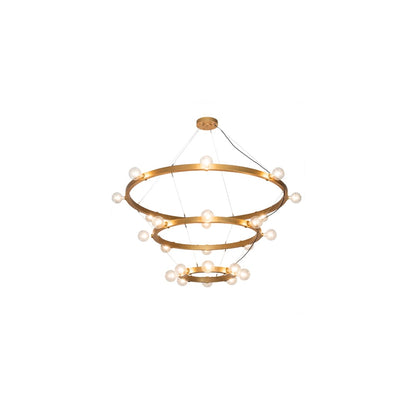 Manheim Alva 24 Light 72" Wide Ring Chandelier