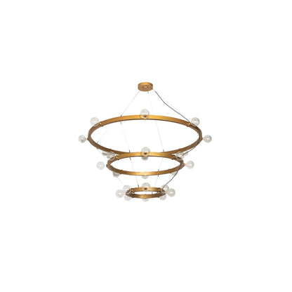 Manheim Alva 24 Light 72" Wide Ring Chandelier