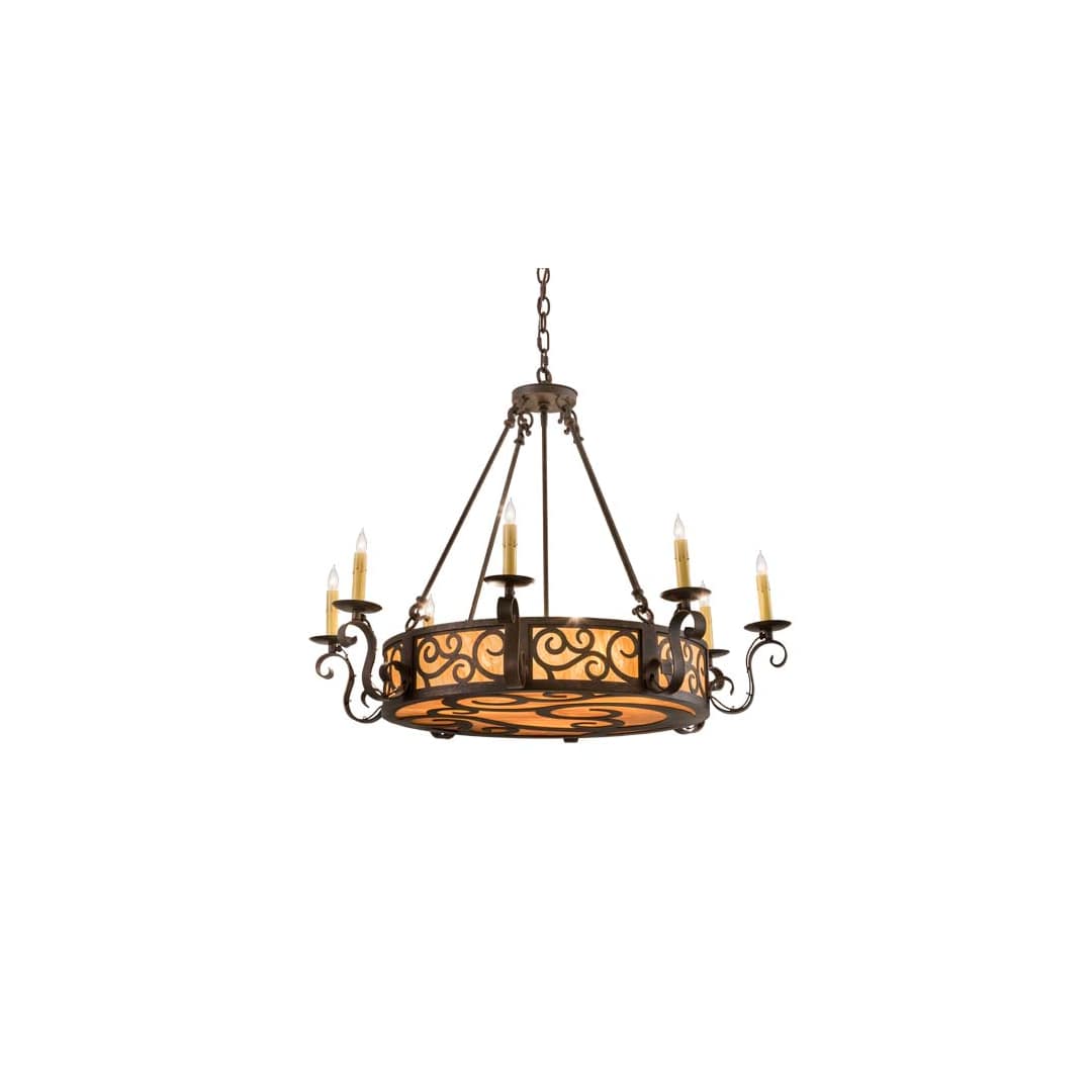 Delano 10 Light 36" Wide Taper Candle Style Chandelier
