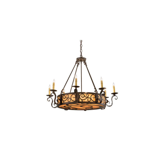 Delano 10 Light 36" Wide Taper Candle Style Chandelier