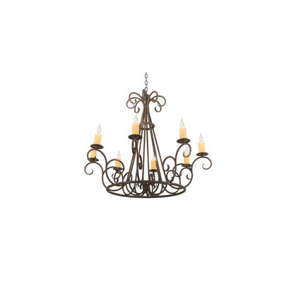 Marguerite 8 Light 42" Wide Taper Candle Style Chandelier