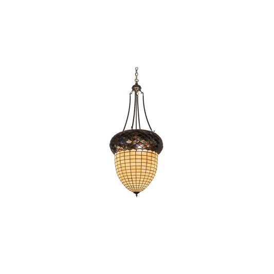 3 Light 22" Wide Abstract Pendant
