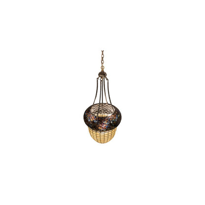 3 Light 22" Wide Abstract Pendant