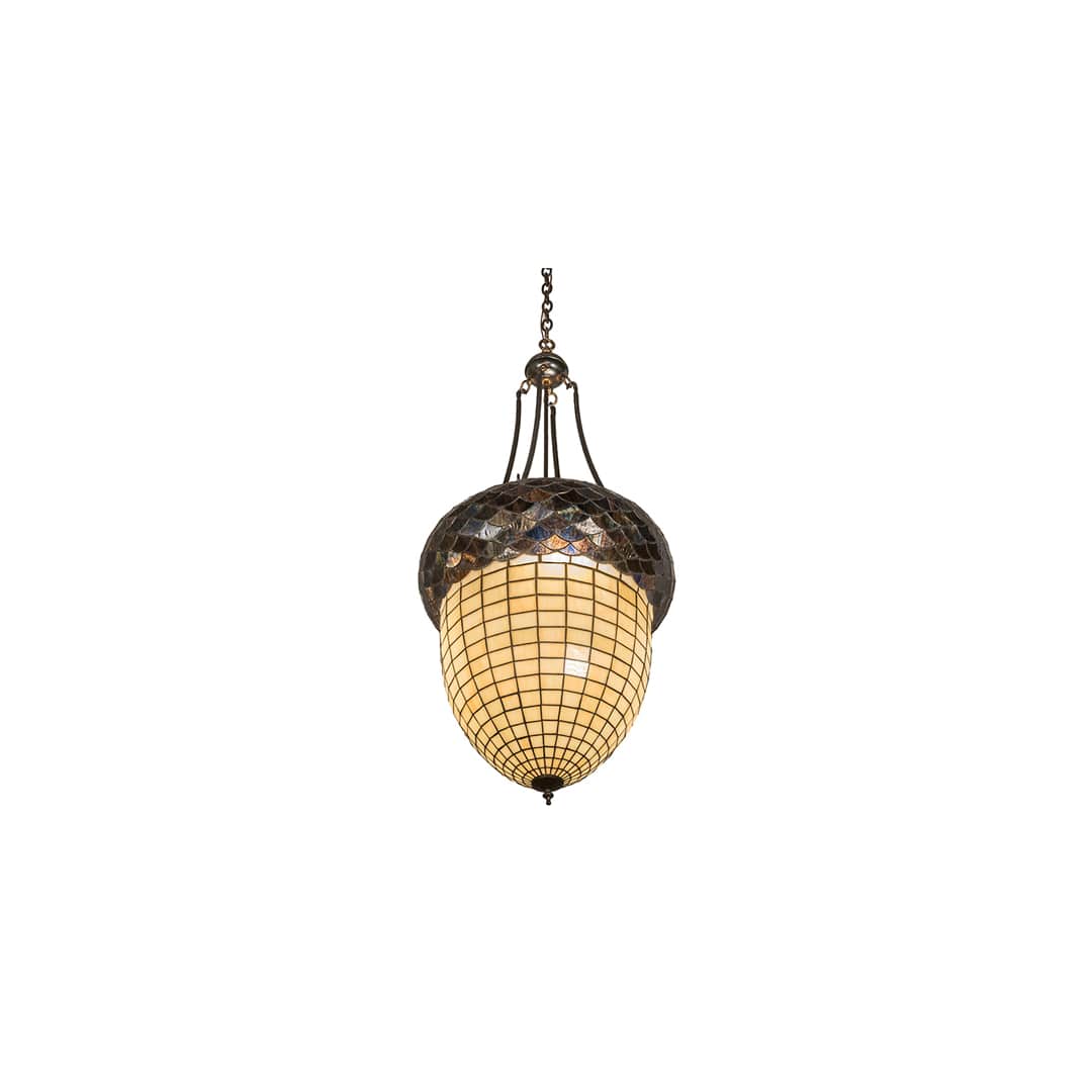 3 Light 22" Wide Abstract Pendant